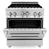 ZLINE 30 Inch. Professional Gas Range in Stainless Steel, RG30